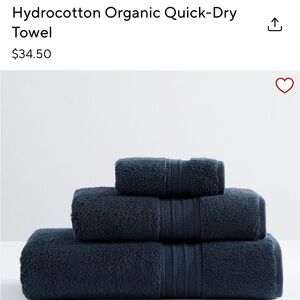 NWT Pottery Barn bath towel Set of 2, $28 for 2